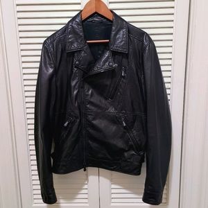 Bottega Veneta leather biker jacket